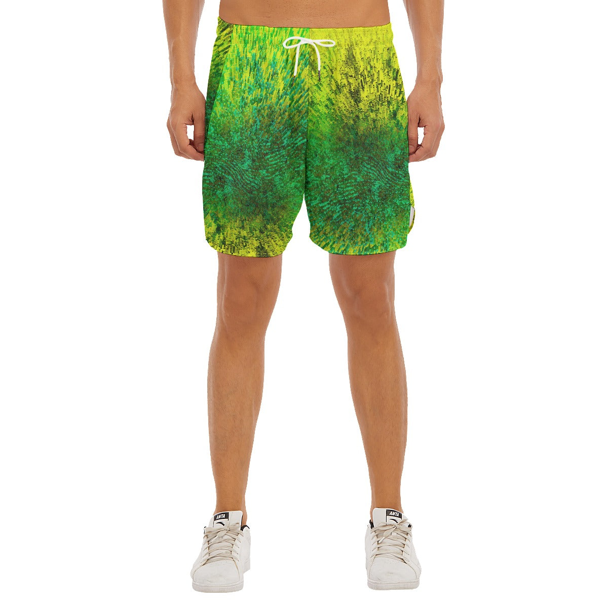 Dino-Cubed Dudes Drawstring Chill Gym Shorts